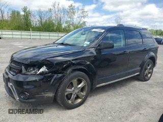 2016 Dodge Journey Crossroad Plus with VIN 3C4PDCGB4GT215762, listed as a Copart auction lot 57316685 with 136,782 mi miles and Salvage title. Bid and sale history available at DreamBid. Image 1.