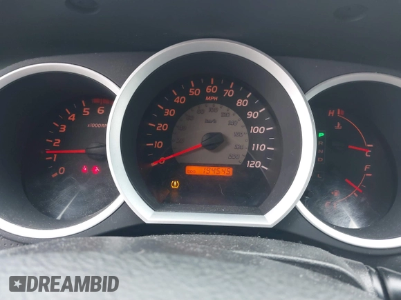 2007 Toyota Tacoma with VIN 5TELU42N97Z447826, listed as a IAAI auction lot 41862267 with 194,545 mi miles and . Bid and sale history available at DreamBid. Image 7.