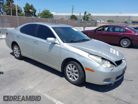 2004 Lexus ES 350 z VIN JTHBA30G045004593, wystawiony jako IAAI lot #42588651 z przebiegiem 102 044 mil mil oraz . Historia ofert i sprzedaży dostępna na DreamBid. Obrazek 1.