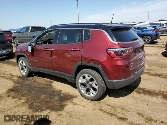 2021 Jeep Compass Limited with VIN 3C4NJDCBXMT550449, listed as a Copart auction lot 53431785 with 43,151 mi miles and Clean title. Bid and sale history available at DreamBid. Image 2.