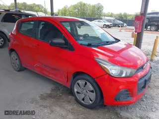 2016 Chevrolet Spark LS with VIN KL8CB6SA6GC588083, listed as a IAAI auction lot 40064066 with 123,217 mi miles. Bid and sale history available at carsss.com. Image 1.