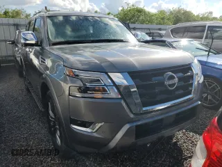 2023 Nissan Armada Platinum with VIN JN8AY2DA0P9405121, listed as a Copart auction lot 73774374 with Not Provided miles and Non Repairable. Bid and sale history available at carsss.com. Image 5.