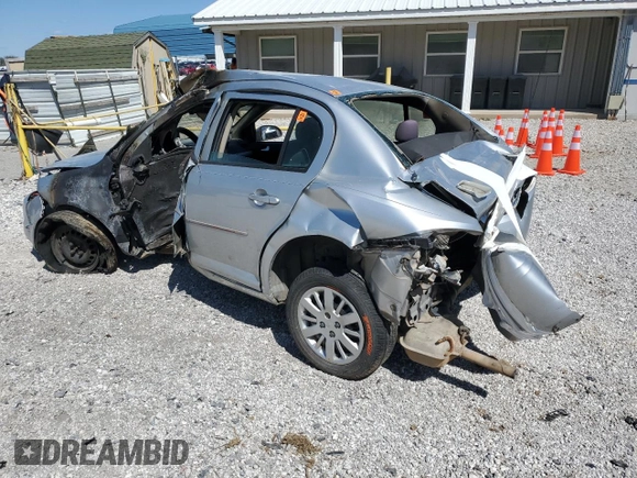 2010 Chevrolet Cobalt 1LT with VIN 1G1AD5F54A7147139, listed as a Copart auction lot 51935485 with Not Provided miles and Salvage Title. Bid and sale history available at DreamBid. Image 2.
