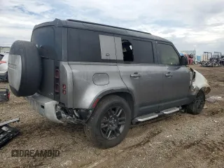 2022 Land Rover Defender S with VIN SALEJ7RX4N2091807, listed as a Copart auction lot 53558115 with Not provided miles and Salvage title. Bid and sale history available at DreamBid. Image 3.