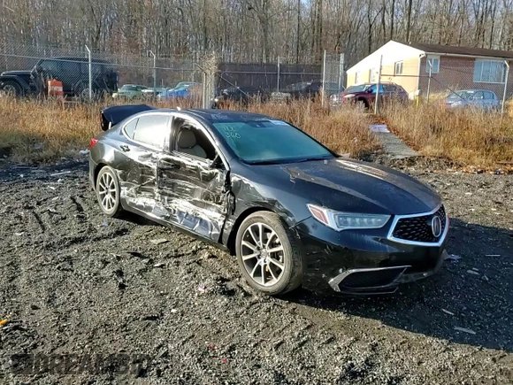 2019 Acura TLX with VIN 19UUB2F33KA003465, listed as a Copart auction lot 84418434 with 96,338 mi miles and Salvage Title. Bid and sale history available at carsss.com. Image 11.