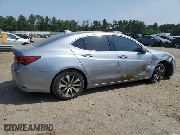 2015 Acura TLX with VIN 19UUB1F36FA015612, listed as a Copart auction lot 60851825 with 122,687 mi miles and Salvage title. Bid and sale history available at DreamBid. Image 3.