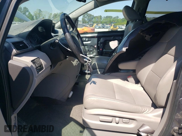 2014 Honda Odyssey EX-L with VIN 5FNRL5H6XEB103245, listed as a Copart auction lot 52554495 with 228,175 mi miles and Salvage Title. Bid and sale history available at DreamBid. Image 7.