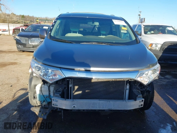 2015 Nissan Quest SV with VIN JN8AE2KP2F9130611, listed as a IAAI auction lot 41798017 with 79,228 mi miles. Bid and sale history available at carsss.com. Image 12.