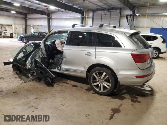 2012 Audi Q7 Prestige with VIN WA1VMAFE4CD000206, listed as a Copart auction lot 50737525 with Not provided miles and Salvage title. Bid and sale history available at DreamBid. Image 2.