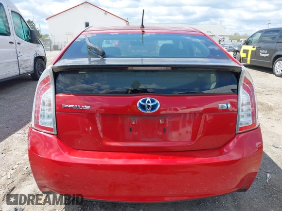 2012 Toyota Prius One with VIN JTDKN3DU8C5502576, listed as a IAAI auction lot 42058504 with 139,855 mi miles. Bid and sale history available at carsss.com. Image 16.