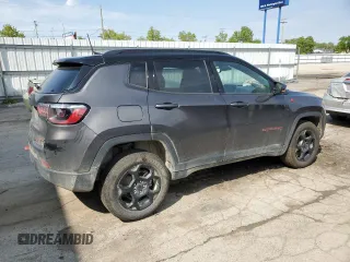 2023 Jeep Compass Trailhawk z VIN 3C4NJDDN6PT555547, wystawiony jako Copart lot #56288105 z przebiegiem 38 837 mil mil oraz Szkoda całkowita • Salvage title. Historia ofert i sprzedaży dostępna na DreamBid. Obrazek 3.