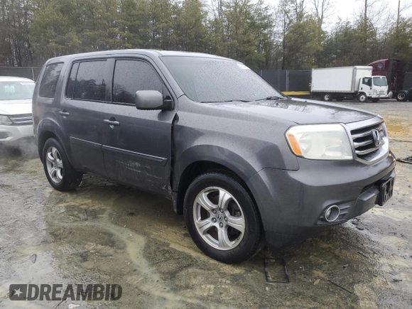 2012 Honda Pilot EX-L with VIN 5FNYF3H57CB023834, listed as a Copart auction lot 44232775 with 186,919 mi miles and Salvage Title. Bid and sale history available at carsss.com. Image 4.
