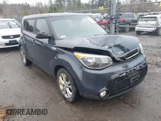 2016 Kia Soul + with VIN KNDJP3A53G7279425, listed as a IAAI auction lot 41956449 with 109,332 mi miles. Bid and sale history available at carsss.com. Image 1.