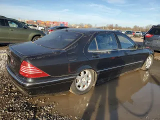 2002 Mercedes-Benz S-Class 5.0L with VIN WDBNG75J42A235671, listed as a Copart auction lot 85327854 with 163,339 mi miles and Clean Title. Bid and sale history available at carsss.com. Image 3.