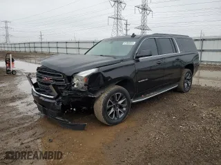 2016 GMC Yukon XL SLE with VIN 1GKS2FKC7GR116044, listed as a Copart auction lot 81989544 with 183,598 mi miles and Salvage Title. Bid and sale history available at carsss.com. Image 1.