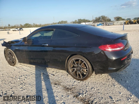 2018 Mercedes-Benz C 43 AMG with VIN WDDWJ6EB4JF686553, listed as a Copart auction lot 80314494 with 101,129 mi miles and Salvage Title. Bid and sale history available at DreamBid. Image 2.