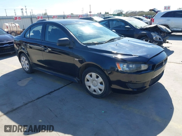 2010 Mitsubishi Lancer DE with VIN JA32U1FU1AU030470, listed as a IAAI auction lot 41389604 with 78,990 mi miles. Bid and sale history available at carsss.com. Image 1.
