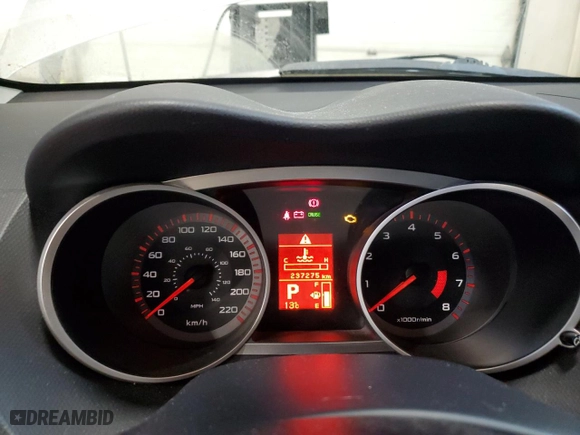 2009 Mitsubishi Outlander ES with VIN JA4LT21W09Z601107, listed as a Copart auction lot 46871355 with 237,275 mi miles and Salvage Title. Bid and sale history available at carsss.com. Image 9.