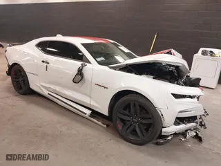2021 Chevrolet Camaro 2SS with VIN 1G1FH1R72M0137254, listed as a IAAI auction lot 41212625 with 20,023 mi miles. Bid and sale history available at carsss.com. Image 1.