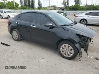 2022 Kia Rio S with VIN 3KPA24AD1NE454960, listed as a Copart auction lot 61937574 with 28,452 mi miles and Salvage Title. Bid and sale history available at carsss.com. Image 4.