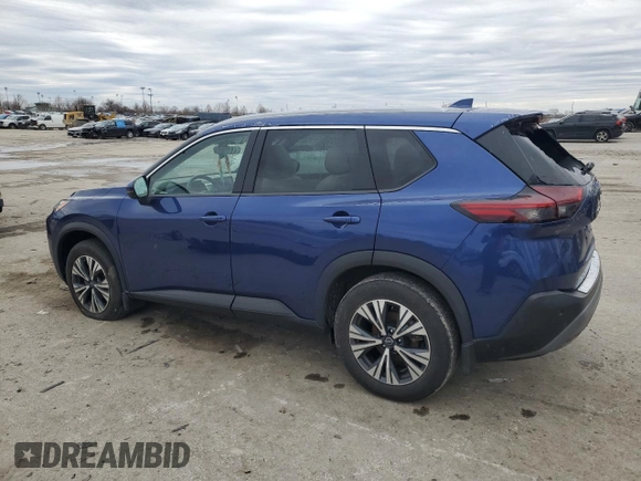 2022 Nissan Rogue SV with VIN 5N1BT3BB5NC716510, listed as a Copart auction lot 44305935 with 31,614 mi miles and Salvage Title. Bid and sale history available at carsss.com. Image 2.