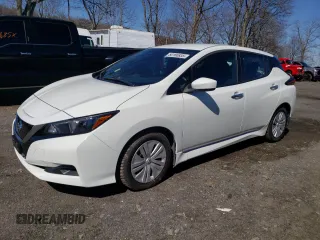 2022 Nissan LEAF S with VIN 1N4AZ1BVXNC561522, listed as a Copart auction lot 50180835 with 20,888 mi miles and Salvage Title. Bid and sale history available at DreamBid. Image 1.