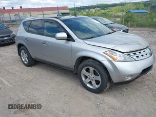 2003 Nissan Murano SE z VIN JN8AZ08W43W214000, wystawiony jako IAAI lot #42274384 z przebiegiem 98 927 mil mil oraz . Historia ofert i sprzedaży dostępna na DreamBid. Obrazek 1.