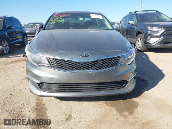 2018 Kia Optima LX with VIN 5XXGT4L32JG254229, listed as a IAAI auction lot 41668531 with 59,892 mi miles. Bid and sale history available at carsss.com. Image 12.