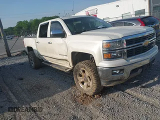 2014 Chevrolet Silverado 1500 LTZ with VIN 3GCUKSEC7EG281632, listed as a IAAI auction lot 42064565 with 178,957 mi miles. Bid and sale history available at carsss.com. Image 1.