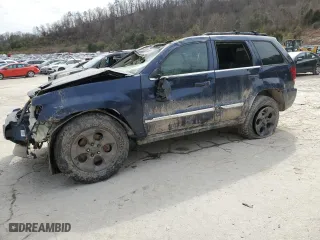 2006 Jeep Grand Cherokee Limited with VIN 1J4HS58216C225416, listed as a Copart auction lot 47597235 with 168,411 mi miles and Salvage Title. Bid and sale history available at carsss.com. Image 1.