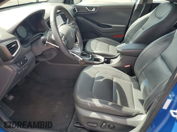 2017 Hyundai Ioniq Limited with VIN KMHC85LCXHU027621, listed as a Copart auction lot 54475795 with 125,470 mi miles and Salvage Title. Bid and sale history available at DreamBid. Image 7.