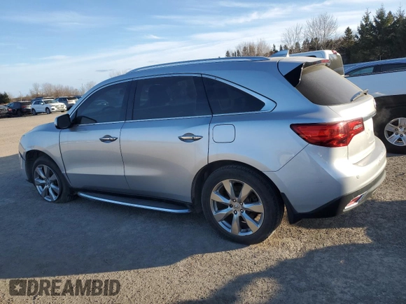2015 Acura MDX Advance/Entertainment Pkg with VIN 5FRYD4H85FB501922, listed as a Copart auction lot 86270494 with 258,881 mi miles and Clean Title. Bid and sale history available at carsss.com. Image 2.