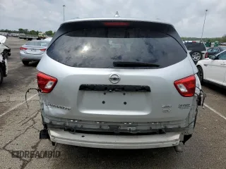 2019 Nissan Pathfinder SV z VIN 5N1DR2MM5KC637088, wystawiony jako Copart lot #55981835 z przebiegiem 104 826 mil mil oraz Szkoda całkowita • Salvage title. Historia ofert i sprzedaży dostępna na DreamBid. Obrazek 6.