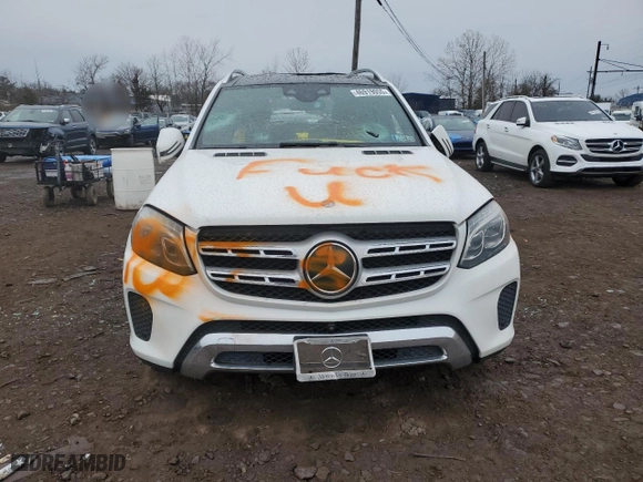 2017 Mercedes-Benz GLS with VIN 4JGDF6EEXHA804573, listed as a Copart auction lot 46919055 with 133,359 mi miles and Salvage Title. Bid and sale history available at carsss.com. Image 5.