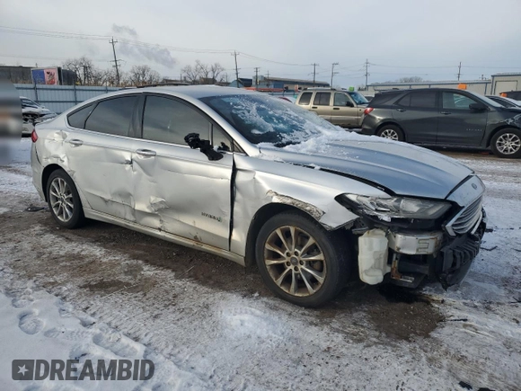 2017 Ford Fusion Hybrid SE with VIN 3FA6P0LU9HR384799, listed as a Copart auction lot 44772965 with Not provided miles and Salvage title. Bid and sale history available at DreamBid. Image 4.