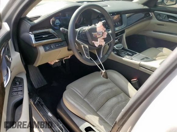 2016 Cadillac CT6 Premium Luxury AWD with VIN 1G6KF5RSXGU153936, listed as a Copart auction lot 63486555 with 95,357 mi miles and Salvage title. Bid and sale history available at DreamBid. Image 8.