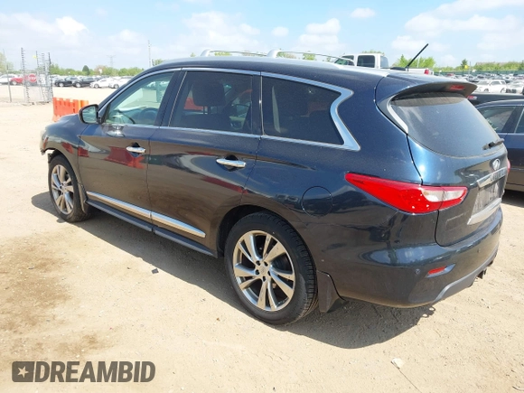 2015 Infiniti QX60 with VIN 5N1AL0MM8FC520975, listed as a IAAI auction lot 42261719 with 125,732 mi miles and . Bid and sale history available at DreamBid. Image 3.