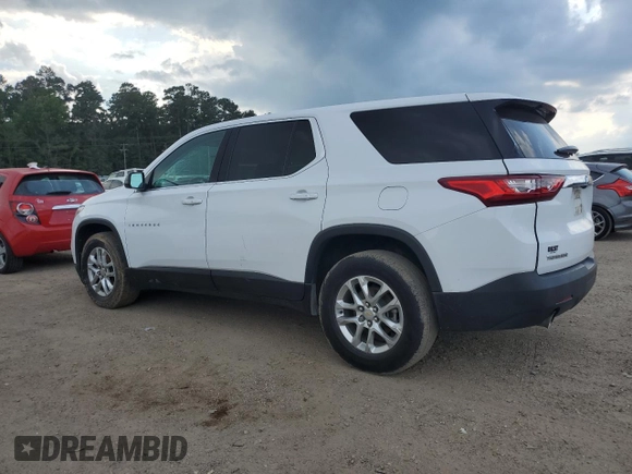 2020 Chevrolet Traverse LS with VIN 1GNERFKW2LJ276170, listed as a Copart auction lot 72087614 with 162,494 mi miles and Salvage Title. Bid and sale history available at carsss.com. Image 2.
