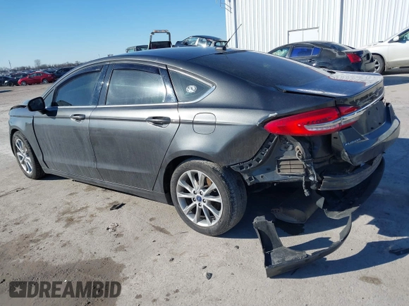2017 Ford Fusion SE with VIN 3FA6P0H79HR398835, listed as a IAAI auction lot 41583142 with 162,707 mi miles. Bid and sale history available at carsss.com. Image 3.