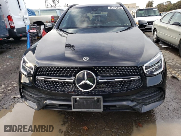 2021 Mercedes-Benz GLC with VIN W1N0G8EB8MF882311, listed as a Copart auction lot 36476333 with 0 mi miles. Bid and sale history available at carsss.com. Image 5.