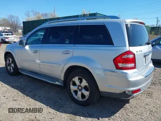 2010 Mercedes-Benz GL 450 with VIN 4JGBF7BE6AA589281, listed as a IAAI auction lot 42055449 with 192,070 mi miles and . Bid and sale history available at DreamBid. Image 3.