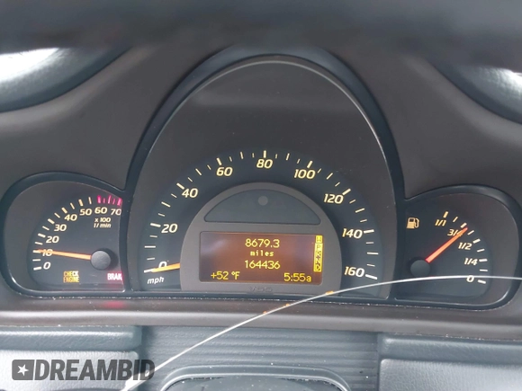 2002 Mercedes-Benz C 230/260/280/320 with VIN WDBRN47J62A228093, listed as a IAAI auction lot 41834495 with 164,436 mi miles and . Bid and sale history available at DreamBid. Image 7.