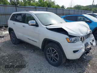 2018 Jeep Grand Cherokee Limited with VIN 1C4RJFBG4JC138853, listed as a IAAI auction lot 42496470 with 104,451 mi miles and . Bid and sale history available at DreamBid. Image 1.