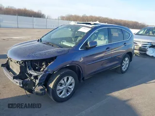 2014 Honda CR-V EX-L with VIN 2HKRM4H74EH607257, listed as a IAAI auction lot 41801147 with 67,145 mi miles. Bid and sale history available at carsss.com. Image 22.