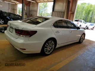 2013 Lexus LS 460 with VIN JTHBL5EF5D5118661, listed as a Copart auction lot 52514565 with Not provided miles and Salvage title. Bid and sale history available at DreamBid. Image 3.