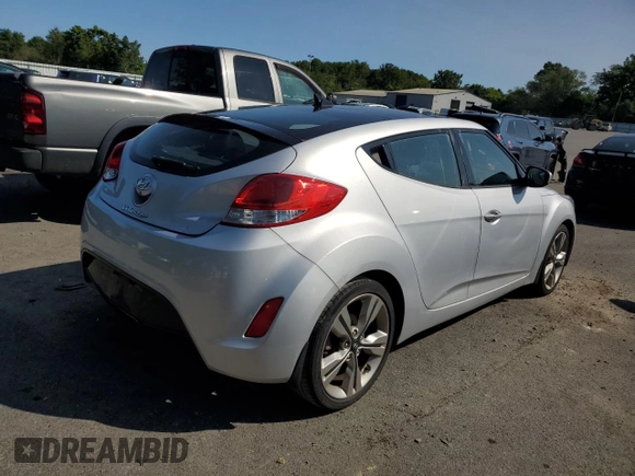 2017 Hyundai Veloster Value Edition with VIN KMHTC6AD3HU316274, listed as a Copart auction lot 67634234 with 67,126 mi miles and Salvage Title. Bid and sale history available at carsss.com. Image 3.