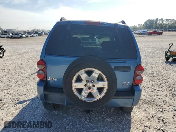 2005 Jeep Liberty Limited with VIN 1J4GK58K65W510105, listed as a Copart auction lot 82439364 with 125,191 mi miles and Salvage Title. Bid and sale history available at carsss.com. Image 6.