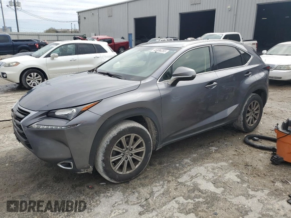 2017 Lexus NX 200t with VIN JTJYARBZ3H2073005, listed as a Copart auction lot 46806255 with 129,329 mi miles and Salvage title. Bid and sale history available at DreamBid. Image 1.