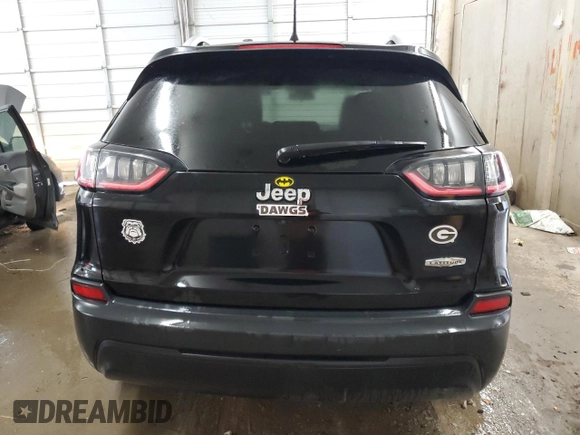2019 Jeep Cherokee Latitude with VIN 1C4PJLCB9KD396600, listed as a Copart auction lot 59727555 with 125,893 mi miles and Salvage title. Bid and sale history available at DreamBid. Image 6.