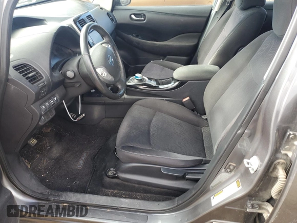 2015 Nissan LEAF SV with VIN 1N4AZ0CP5FC325081, listed as a Copart auction lot 62681513 with 90,329 mi miles. Bid and sale history available at carsss.com. Image 7.